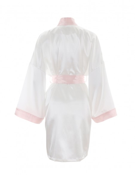 Kimono Emilia - byEDA - Alb Roz pal