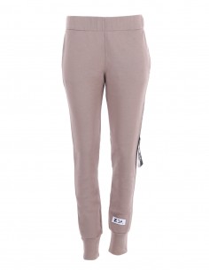 Dakota - Pantaloni din bumbac medium fit - byEDA - Roz