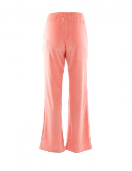 Pantaloni de catifea - byEDA - Roz pal