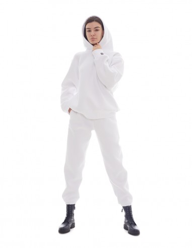 Hanorac din bumbac - Alb - byEDA Hanorac din bumbac - Alb - byEDA